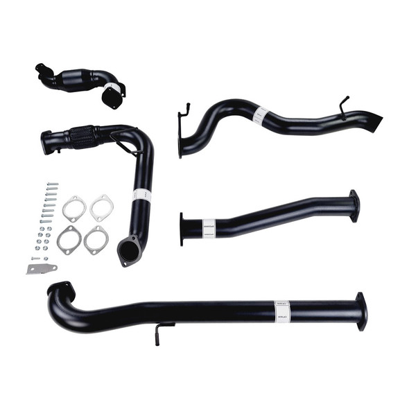 3 Inch Turbo Back Exhaust for Jeep JK Wrangler 2.8lt DPF 10 to 15 with Pipe and Cat