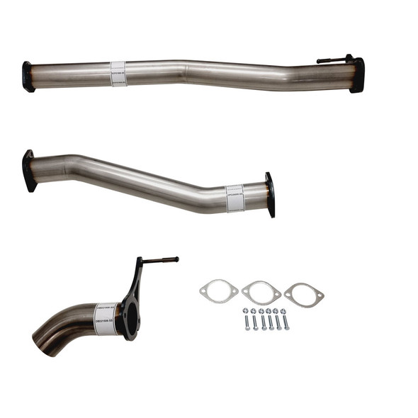 3 Inch DPF Back Stainless Exhaust Pipe Only For Nissan Navara D23 NP300 2.3L Diff Dump