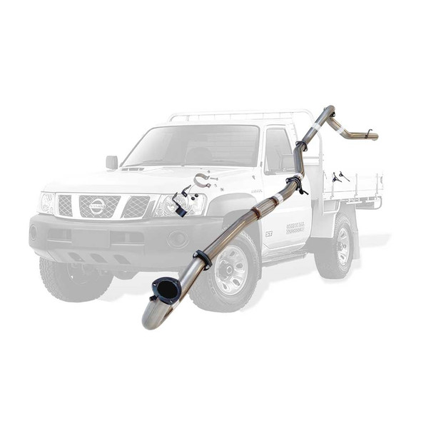 Nissan Patrol GU 4.2Lt Ute 3 inch Dump Pipe Turbo Back Stainless Exhaust With Pipe Only