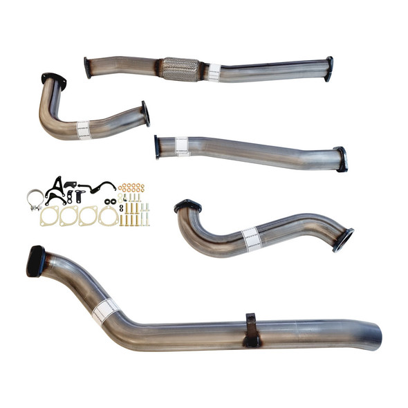 3 Inch Turbo Back Stainless Exhaust With Pipe Only For Nissan Patrol Y61 GU 4.2L TD42 Ute