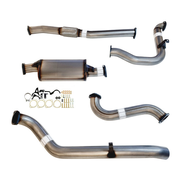 3 Inch Turbo Back Stainless Exhaust With Muffler To Suit Nissan Patrol Y61 GU 3L ZD30 Ute