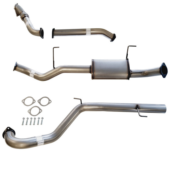 3 Inch Turbo Back Stainless Exhaust With Muff Suit Landcruiser 100 SERIES HDJ100 1HD-FTE Wagon