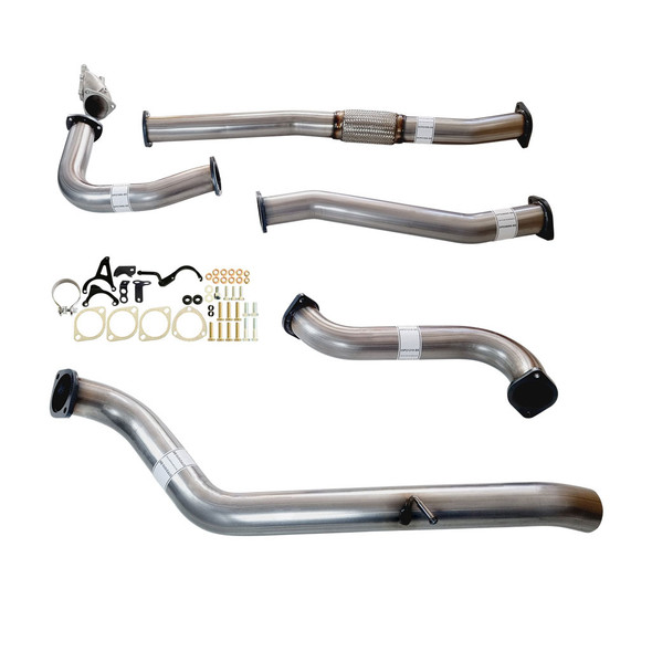 Nissan Patrol Gu Td42 Wagon 3" Stainless Turbo Back Exhaust With Stainless 304 Cast Dump Pipe & Pipe Only