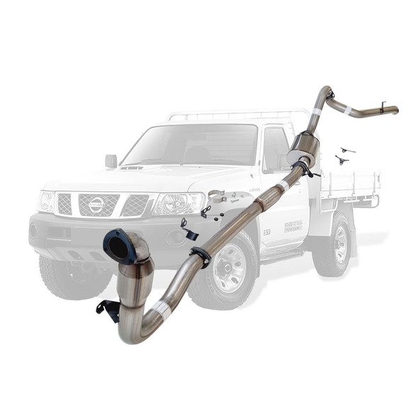 Nissan Patrol GU 3.0Lt Ute 3" Stainless Steel Turbo Back Exhaust With Cat & Muffler