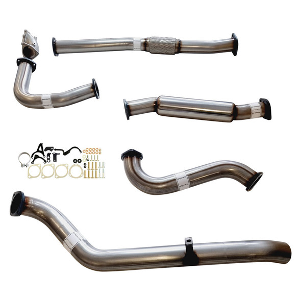 3 Inch Stainless Turbo Back Exhaust Cast Dump, Hotdog Suit Nissan Patrol Y61 GU 4.2L TD42 Ute