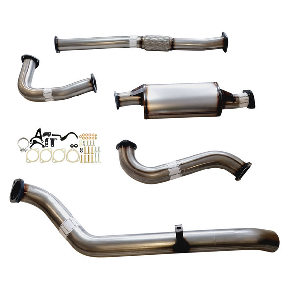 3 Inch Turbo Back Stainless Exhaust With Muffler For Nissan Patrol Y61 GU 4.2L TD42 Ute