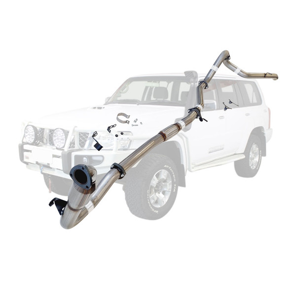 Nissan Patrol GU 3.0Lt Wagon 3 inch Turbo Back Stainless Exhaust With Cat & Pipe