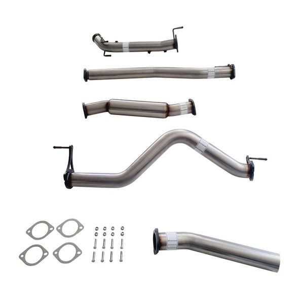 3 Inch Turbo Back Stainless Exhaust With Hotdog To Suit Nissan Navara D23 NP300 2.3L 2015 On