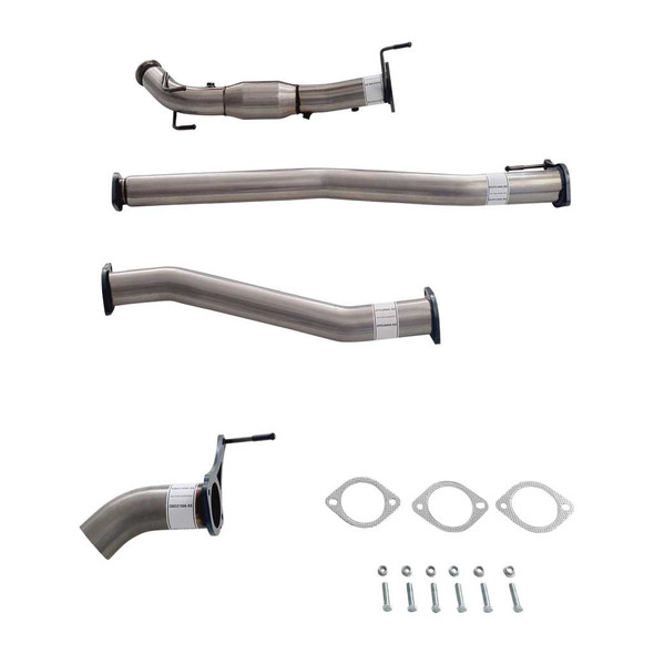 3 Inch Turbo Back Stainless Exhaust With Cat No Muffler For Nissan Navara NP300 2.3L Diff Dump