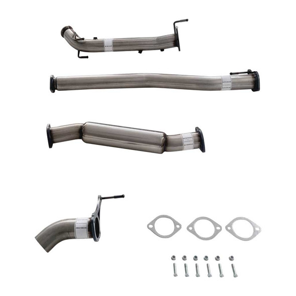 3 Inch Turbo Back Stainless Exhaust With Hotdog To Suit Nissan Navara D23 NP300 2.3L Diff Dump