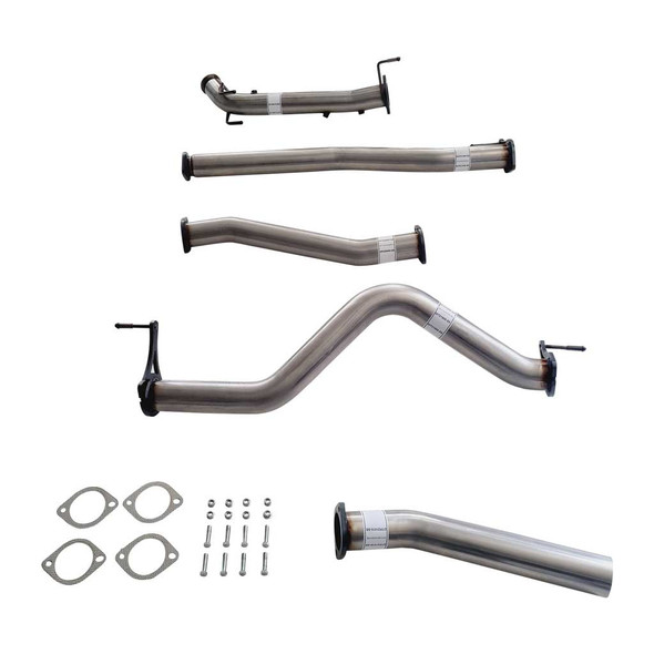 3 Inch Turbo Back Stainless Exhaust Pipe Only To Suit Nissan Navara D23 NP300 2.3L 2015 On