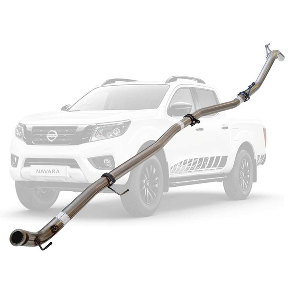 Nissan Navara NP300 D23 2015 On 3 inch Turbo Back Stainless Exhaust System With Pipe Only