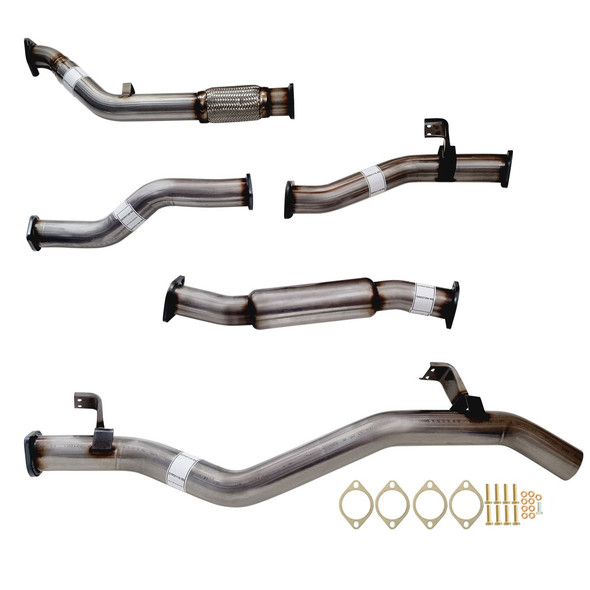 3 Inch Turbo Back Stainless Exhaust With Hotdog Suit 79 Series Landcruiser VDJ79R Dual Cab Ute