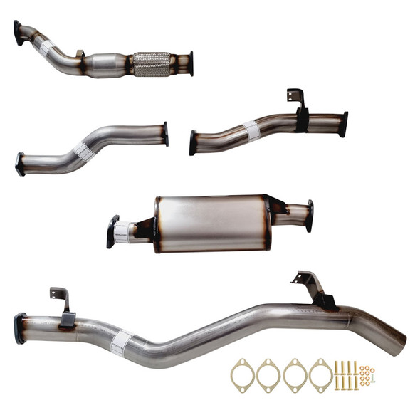 3 Inch Turbo Back Stainless Exhaust With Cat, Muff Suit 79 Series Landcruiser VDJ79R D Cab Ute