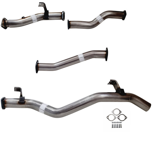 3" Stainless DPF Back Exhaust With Pipe Only Suit 79 Series Landcruiser VDJ79R V8 Ute My17