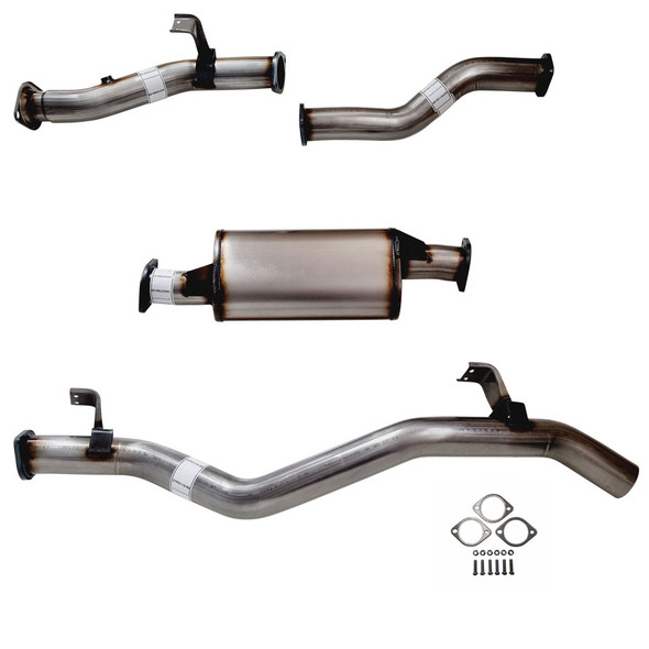 3 Inch Stainless DPF Back Exhaust With Muffler For 79 Series Landcruiser VDJ79R V8 Ute My17