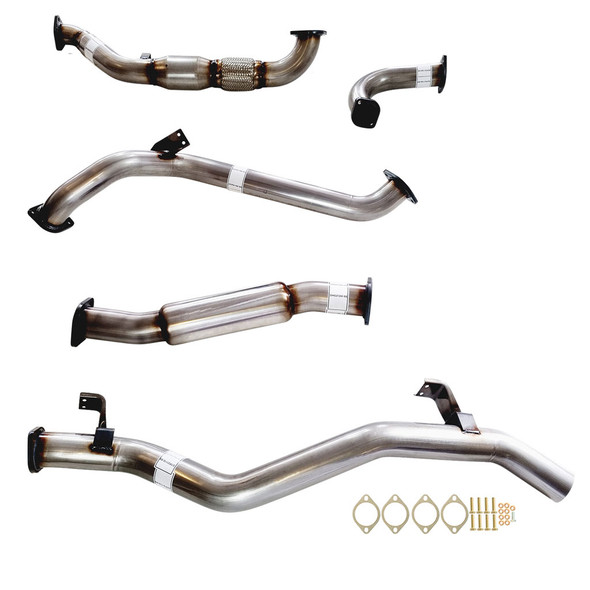 3 Inch Turbo Back Stainless Steel Exhaust With Cat, Hdog Suit 79 Series Landcruiser VDJ79R S Cab Ute