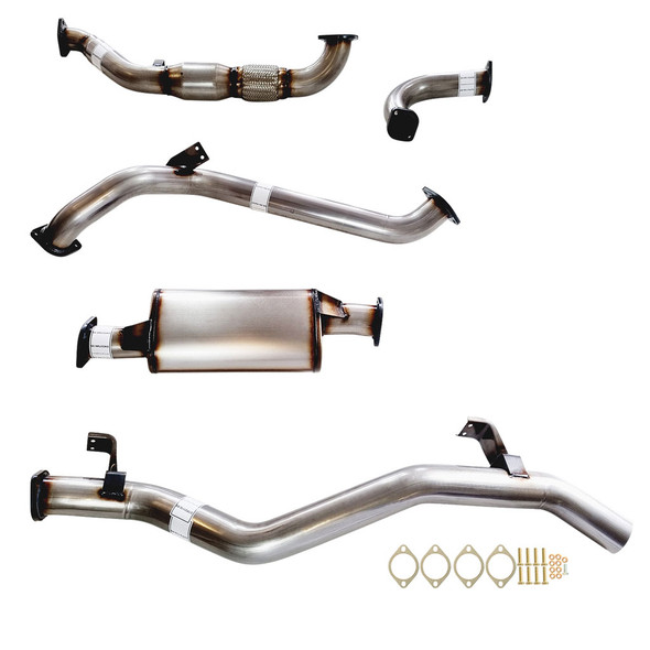 3 Inch Turbo Back Stainless Steel Exhaust With Cat, Muff Suit 79 Series Landcruiser VDJ79R S Cab Ute