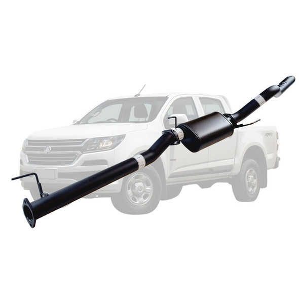 Holden Colorado RG 2.8L Crew Cab 2016 On 3 inch DPF Back Exhaust With Muffler No Cat