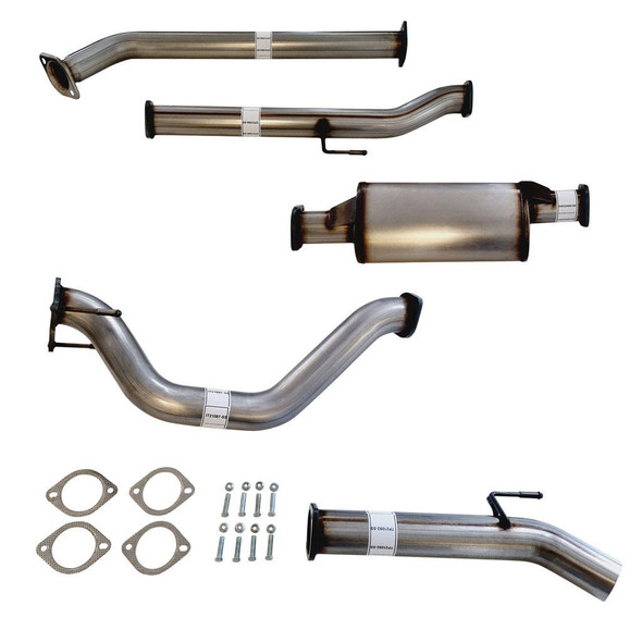 DEA 3 Inch Stainless DPF Back Exhaust With Muffler For Toyota Hilux GUN122R GUN125R 2.4L