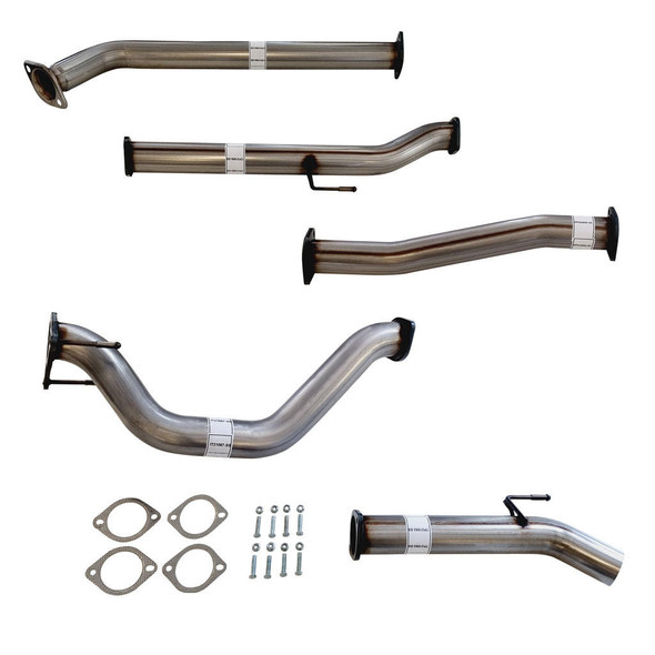 DEA 3 Inch Stainless DPF Back Exhaust With Pipe Only For Toyota Hilux GUN122R GUN125R 2.4L