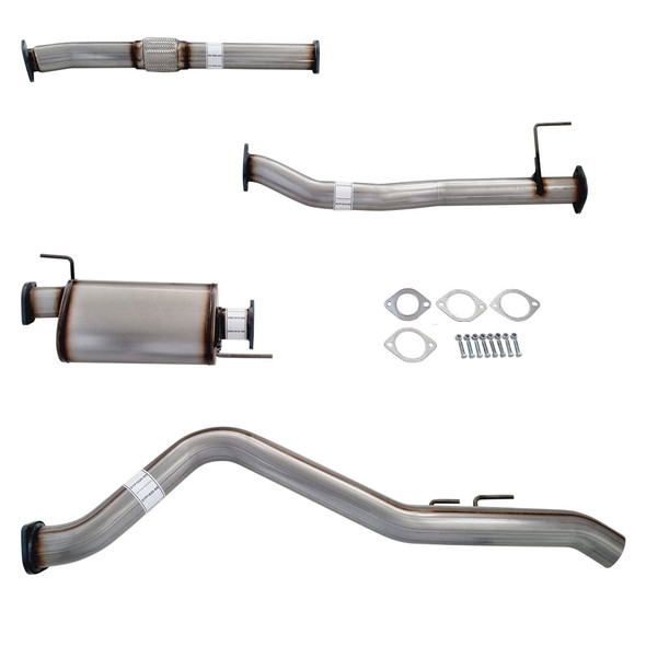 3 Inch Stainless DPF Back Exhaust With Muffler For Isuzu D-MAX 3L 4JJ3-TCX 2020 Onwards