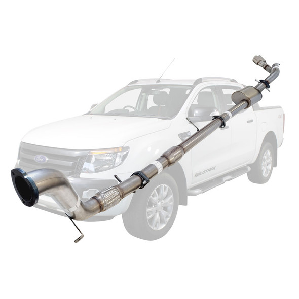 PX FordRanger 3.2L (Non DPF Model) 3 inch Turbo Back Stainless Exhaust With Cat & Muffler Side Exit