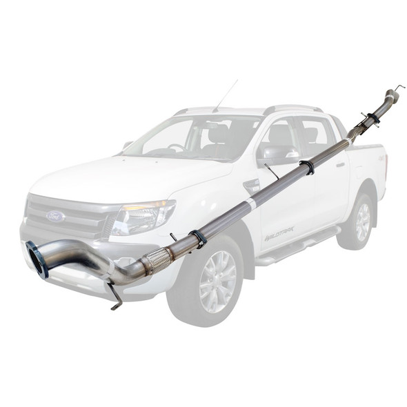 PX Ford Ranger 3.2L (Non DPF Model) 3 inch Turbo Back Stainless Exhaust With Pipe Only