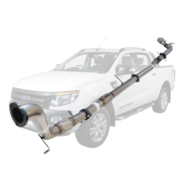 PX Ford Ranger 3.2L (Non DPF Model) 3 inch Turbo Back Stainless Exhaust Cat & Pipe Side Exit