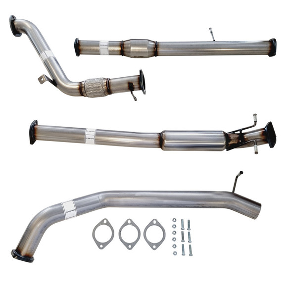 3 Inch Turbo Back Stainless Exhaust With Cat And Hotdog For Mazda BT50 3.2L 2011-16