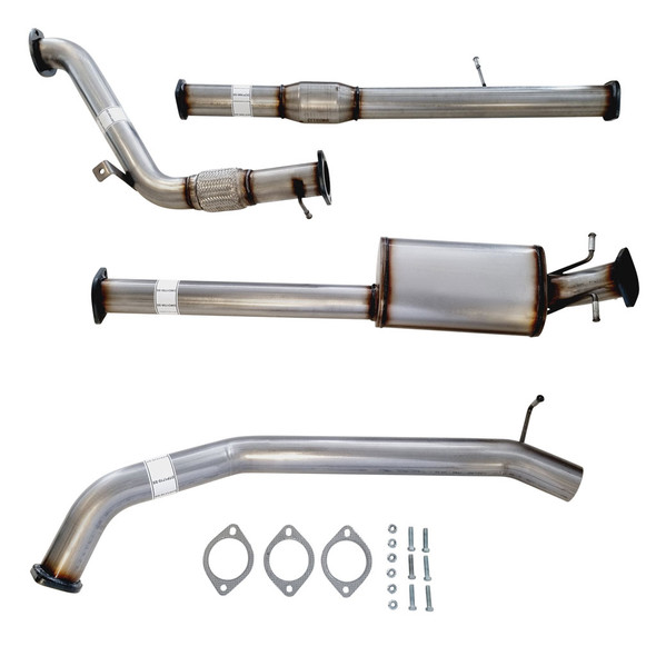 3 Inch Turbo Back Stainless Exhaust With Cat And Muffler For Mazda BT50 3.2L 2011-16