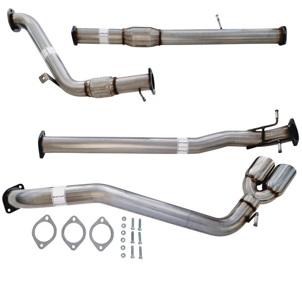 3 Inch Turbo Back Stainless Exhaust With Cat, Pipe And Side Exit For Mazda BT50 3.2L 2011-16