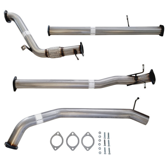 3 Inch Turbo Back Stainless Exhaust With Pipe Only For Mazda BT50 3.2L 2011-16