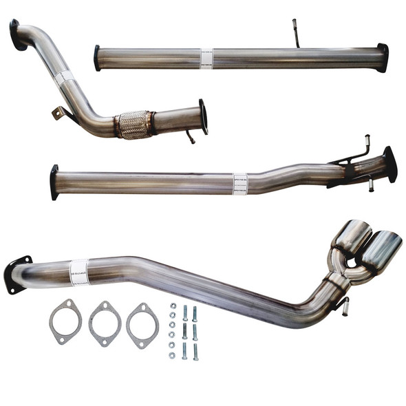 3 Inch Turbo Back Stainless Exhaust With Pipe Only And Side Exit For Mazda BT50 3.2L 2011-16