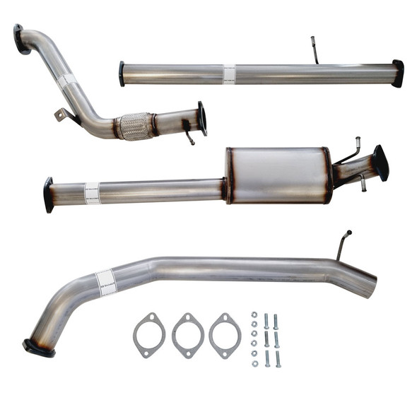 3 Inch Turbo Back Stainless Exhaust With Muffler For Mazda BT50 3.2L 2011-16