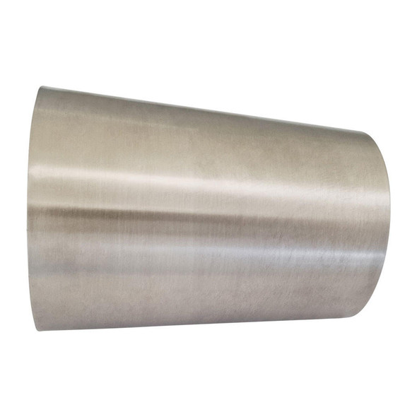 DEA 2.5 to 3" Cone Reducer 304 Brushed Stainless 4" (101mm) Long 1.5mm Thickness