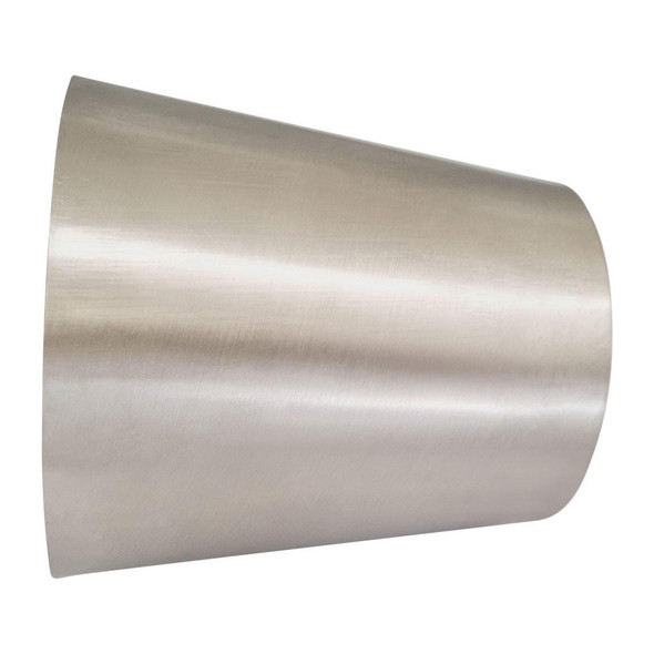 DEA 3 to 4" Cone Reducer 304 Brushed Stainless 4" (101mm) Long 1.5mm Thickness