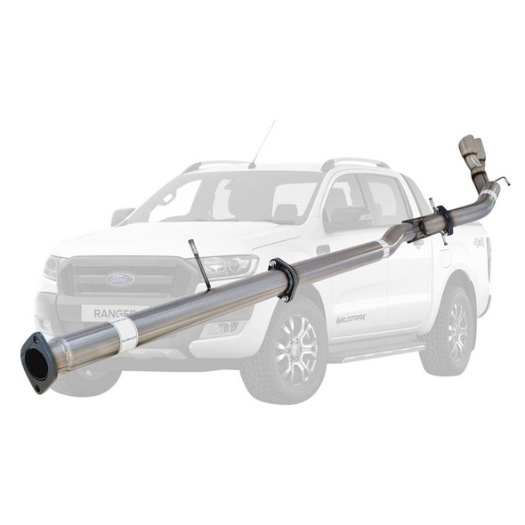 DEA 3" DPF Back Stainless Exhaust Pipe And Side Exit For PX Ford Ranger 2L Oct 2016 On