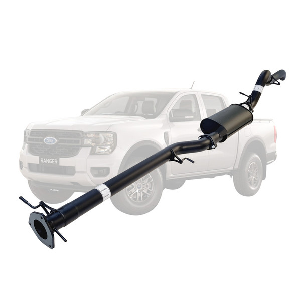 Ford Ranger Next Gen 3L V6 TD 2022 On 3 inch DPF Back Exhaust With Muffler Only