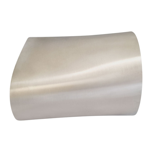 4" Oval (63*125) - 4" Round Oval To Round Adaptor SS304 Brushed 5" (127mm) Whole Length 1.5mm WT