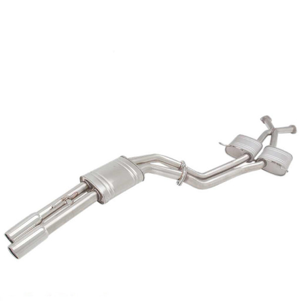 Xforce Commodore VT-VZ Ute XFORCE Twin 2.5 Inch Catback Exhaust Hotdog Rear - Raw 409