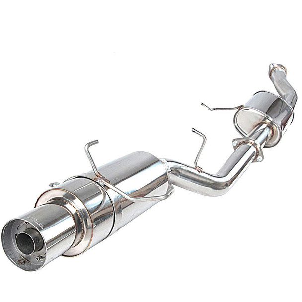 Xforce Nissan 180SX S13 XFORCE 3 Inch Catback Exhaust With Angle-Out Cannon - Raw 409