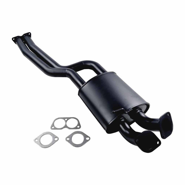 DEA Ford Falcon BA BF XR6 Turbo And XR8 Ute Twin 2.5" Exhaust Front Muffler Assembly Suitable With Existing DEA Components Only.