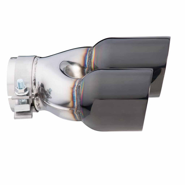 DEA Exhaust Tip Y-Piece Inner Cone 3 Inch In - Dual 3.5 Inch Out 9" Long LHS 304SS