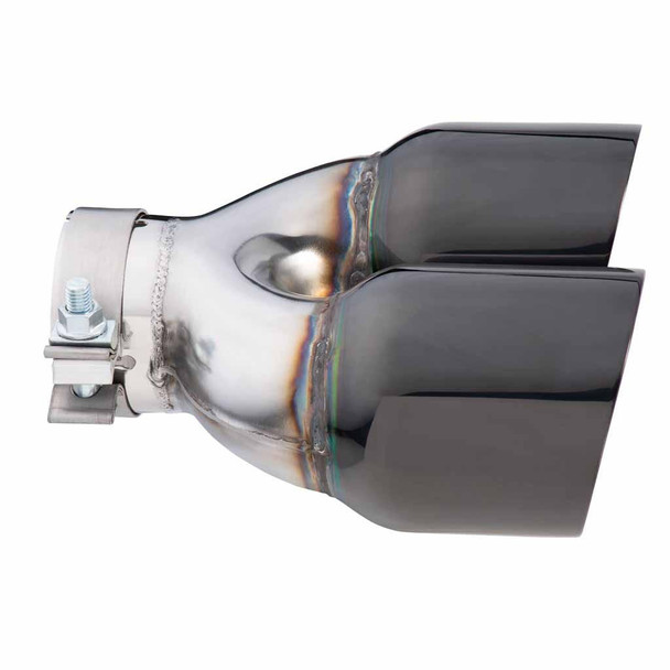 DEA Exhaust Tip Y-Piece Inner Cone 3 Inch In - Dual 4 Inch Out 9" Long RHS 304SS