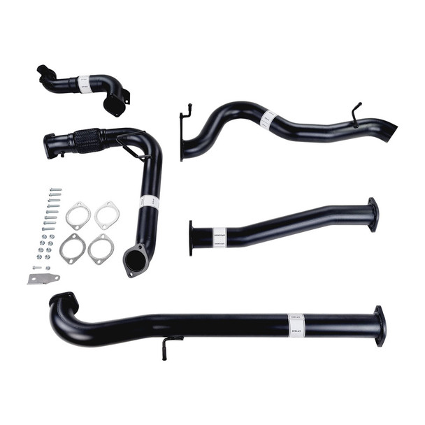 3 Inch Turbo Back Exhaust for Jeep JK Wrangler 2.8lt DPF 10 to 15 with Pipe No Cat