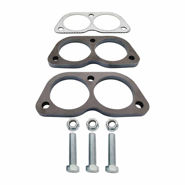 DEA Exhaust Flange Plates kit 2.5 Inch BA XR8 Str with Gaskets And Nuts And Bolts 10mm