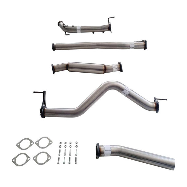 DEA 3 Inch Full Stainless Exhaust With Hotdog To Suit Nissan Navara D23 NP300 2.3L 2015 On