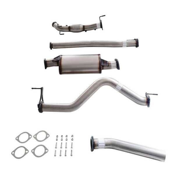 DEA 3 Inch Full Stainless Exhaust With Muffler And Cat To Suit Nissan Navara D23 NP300 2.3L