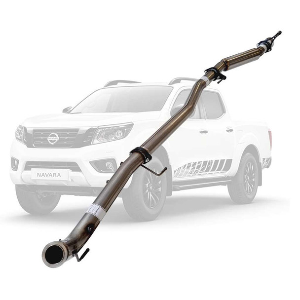DEA 3 Inch Full Stainless Exhaust With Hotdog To Suit Nissan Navara D23 NP300 2.3L Diff Dump